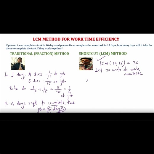 Solve Time & Work in 05 Seconds! 🔥 | The Powerful LCM Method Explained