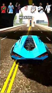 Messi Cars Team vs Ronaldo Cars Team Jump Challenge #Shorts #beamngdrive