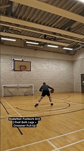 Basketball Footwork Drill | Pivot Both Legs + Crossover Pull-Up