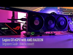 How to connect Lenovo Legion GO and eGPU UT3G AMD edition #lenovolegiongo #ut3g #egpu #tutorial