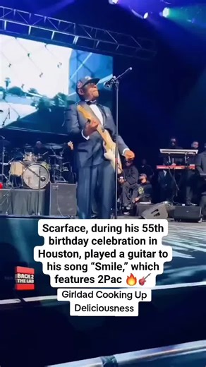 Scarface Celebrates 55th Birthday with Guitar Performance