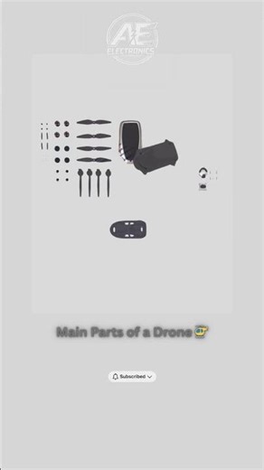 Main Parts of a Drone 🚁⚙️ (Quick Breakdown) #shorts