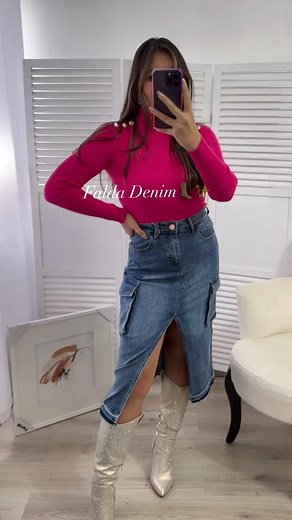 137 reactions | Falda Denim | Barbara | Facebook