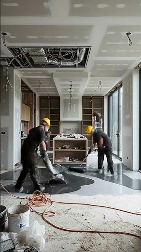 Next Level Epoxy Kitchen Design with AI 🤖✨ | Full Indoor Kitchen Tour