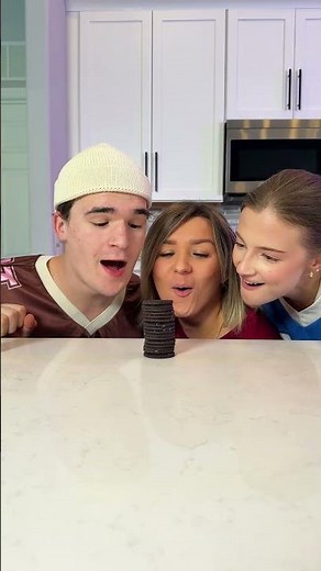 Who passed the OREO challenge?😜 #subscribe #games #challenge #funny