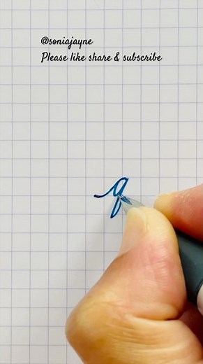 How to Write Lowercase Cursive “q” | Cursive Alphabet Tutorial