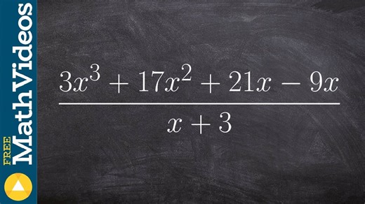 How and when to apply synthetic division of two polynomials