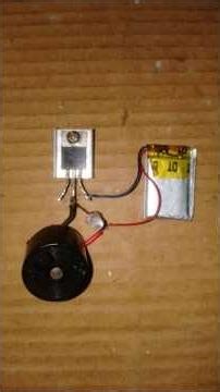 IRFZ44N Mosfet touch on off buzzer 3.7v circuit #buzzer