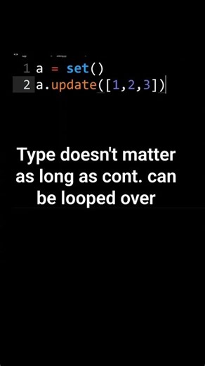 How To Add Multiple Items To A Set In Python With Update