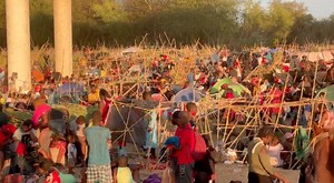 WATCH: Nearly 15,000 Camp Under Del Rio Bridge, Eagle Pass Requesting Refrigerators For Bodies Amid Devastating Border Crisis