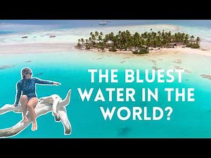 Traveling to a CRAZY BLUE Lagoon! - Rangiroa Travel Guide