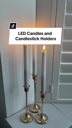 Enhance Your Home Decor with LED Candles and Holders