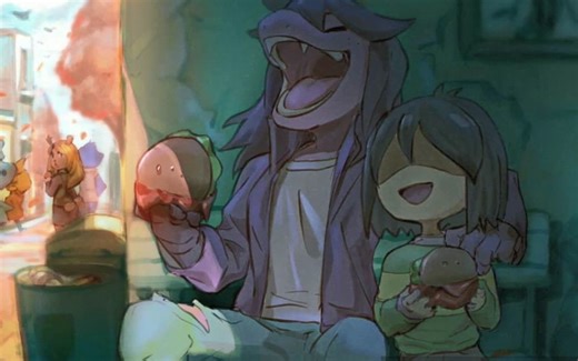 [Deltarune] Kris x Susie {I think I'm in love again}