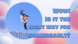 The girl try hard somersault by jumping over a bouncy rope! How long does it take to master the amazing skill? Share the talent shows you know with us! #outdoors #performance #somersault #difficulty #amazing #practice #challenge #balance 女子给空翻表演加了点难度，直接在弹力扁带上空翻！这得练多久才能达到这种惊为天人的程度？来分享下你身边的牛人表演 #户外 #表演 #空翻 #难度 #惊人 #练习 #挑战 #平衡 | Chaka Yak