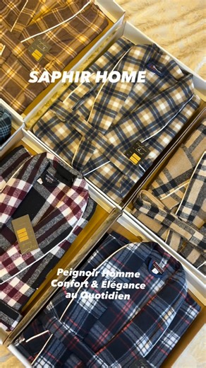 SAPHIR HOME on Instagram: "Peignoir Homme – Confort & Élégance au Quotidien Offrez-vous un maximum de confort avec ce peignoir pour homme, conçu pour allier douceur, absorption et style. Fabriqué dans une matière de haute qualité, il est moelleux, chaud et agréable sur la peau, parfait après la douche, le bain ou pour vos moments de détente à la maison. Sa coupe élégante, sa ceinture ajustable et ses poches pratiques en font un indispensable du quotidien. Résistant et facile d’entretien, il cons