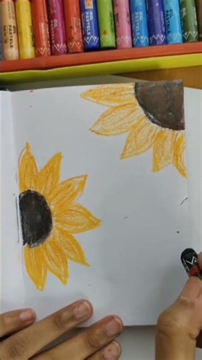 oil pastels drawing #shortvideo #drawing #viral