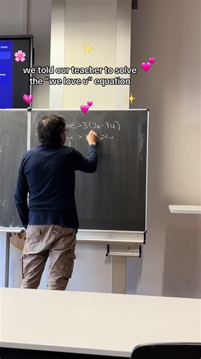 Creative Math Love Equation by Teacher
