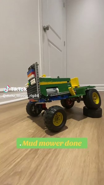 Complete Mud Mower Build with LEGO
