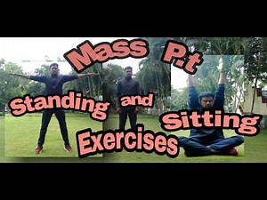 Mass pt standing exercises, Mass pt sitting exercises,Mass pt drill, Mass pt exercises in school