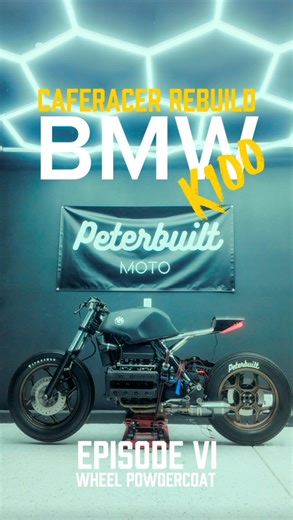 𝑷𝑬𝑻𝑬𝑹𝑩𝑼𝑰𝑳𝑻 𝑴𝑶𝑻𝑶 on Instagram: "Link in my bio. Use promo code:PETERBUILT 1985 BMW K100 Cafe Racer Rebuild: Episode VI (Wheel Powdercoat) None of this would’ve been possible in my garage without @Rabaconda’s DIY tire changer and wheel balancer. I used to risk scratches on freshly painted wheels at tire shops, which meant annoying touch-ups afterward. Now I can mount and balance tires in minutes while keeping the new powdercoat flawless. #caferacer #bmw #auto #fyp #rebuild"