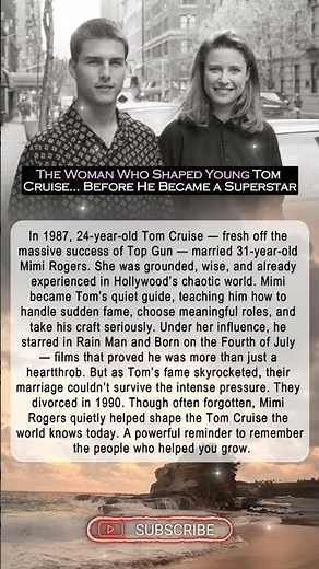The Woman Who Shaped Young Tom Cruise… Before He Became a Superstar ❤️