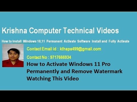 How to Windows 11 Permanently Activate and Watermark Remove Watching This Video