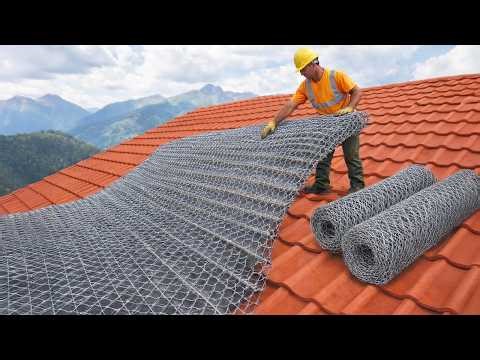 Crazy invention by a 60-year-old plumber! Free recycling ideas from iron mesh/empty barrel