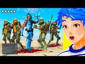Adopted By TEENAGE MUTANT NINJA TURTLES In GTA 5! (GTA 5 RP Mods)
