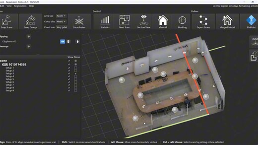 pinpoint 快速点云矢量建模操作视频