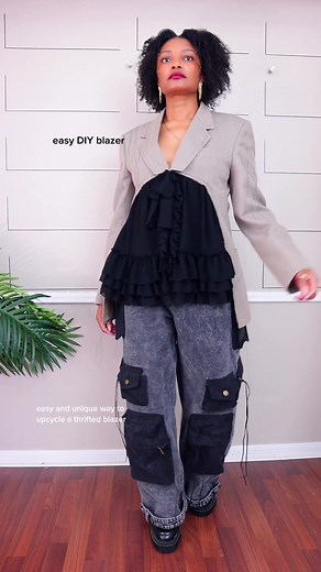 DIY Blazer Thrift Flip Tutorial