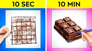 Drawing challenge || Easy Painting Hacks and Drawing Challenges