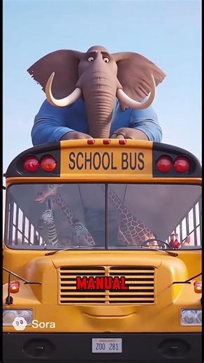 zoo animals running from the cops