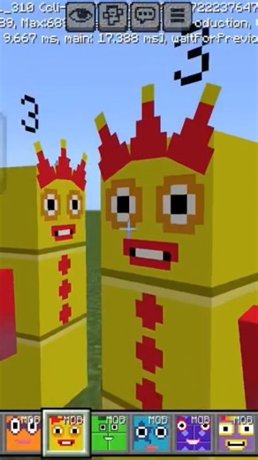 Number Blocks in mcpe