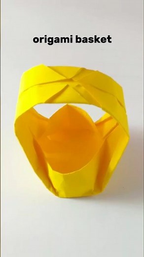 Easy Origami Easter Basket