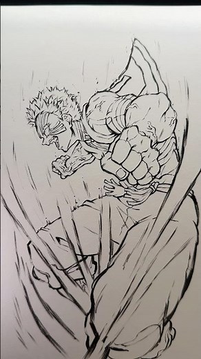 How to draw Akaza ⭐️Tutorial⭐️ #demonslayer #kimetsunoyaiba #akaza #draw #art #tutorial #howtodraw