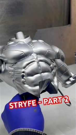 Stryfe - Part 2 #art #asmr #marvel #tutorial #stryfe #3dprinting #reels #shorts #statue