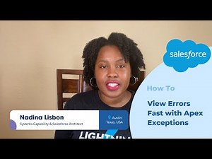 How to View Errors Fast with Apex Exceptions | Salesforce Platform Quick Tip