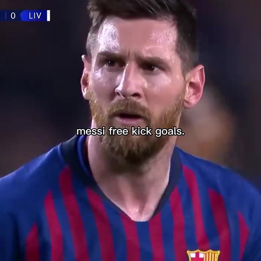 Messi's Incredible Free Kick Goals Compilation