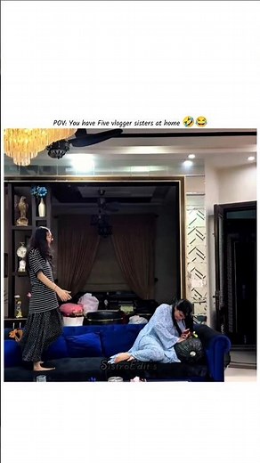 POV: You have 5 vlogger sisters at home 🤣😂|‪@Fatimafaisal‬ ‪@Sistrology‬ |#sistrology #shorts