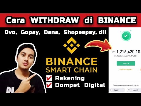 TERBARU!!! Cara WITHDRAW BINANCE Ke Rekening Bank, Dana, Shopeepay, Gopay, Bank Jago, LinkAja, Dll