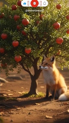 The wolf save Pomegranate tree🌲.|#ai #cartoon #shorts #wolf #tree #viral