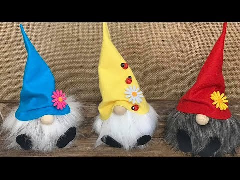 How to Make a Faux Fur Pom Pom Gnome with Craft Warehouse