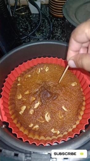 Pineapple sponge cake recipe in Air Fryer😋🍍🍰#shorts #short #fyp #trending #pineapple #cake #recipe