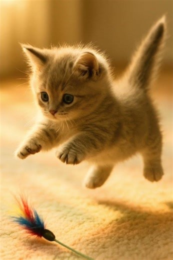 1-Month-Old Munchkin Kitten: Playtime to Dreamland 🐾✨