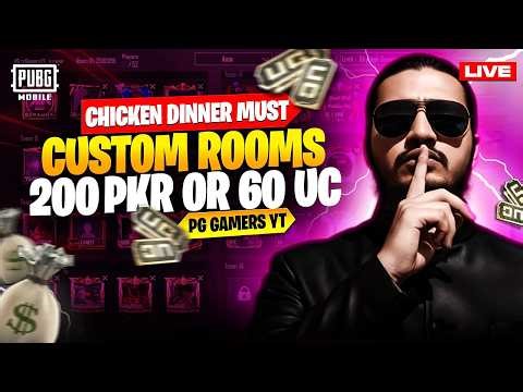 UC & Chat Giveaway Custom Rooms - PUBG Mobile Live Stream Qtr💸