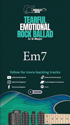 Tearful Emotional Rock Ballad Backing Track