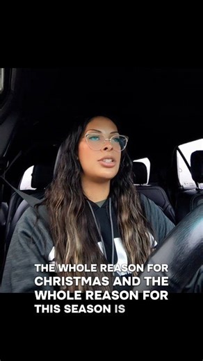 He's the reason for the season. All Glory to God in the highest ✝️🎄✨ | Christine Rodriguez