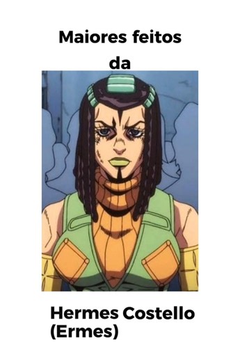 MAIORES FEITOS DA COSTELA HERMES || #jjba #jojo #shorts #memes #jojosbizarreadventure
