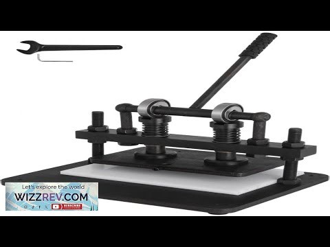 VEVOR Leather Cutting Machine With 260x150 mm Upper Platen Manual Die Cutter