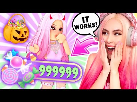 How To Collect Candy SUPER FAST In RH Halloween Event... *BEST METHOD FOR CANDY HUNT* Royale High